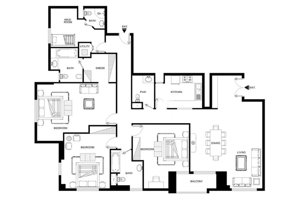 LUX The Murjan Sea View Suite 2