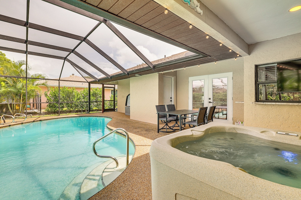 Sleek Family Home w/ Pool & Hot Tub in Fort Myers!