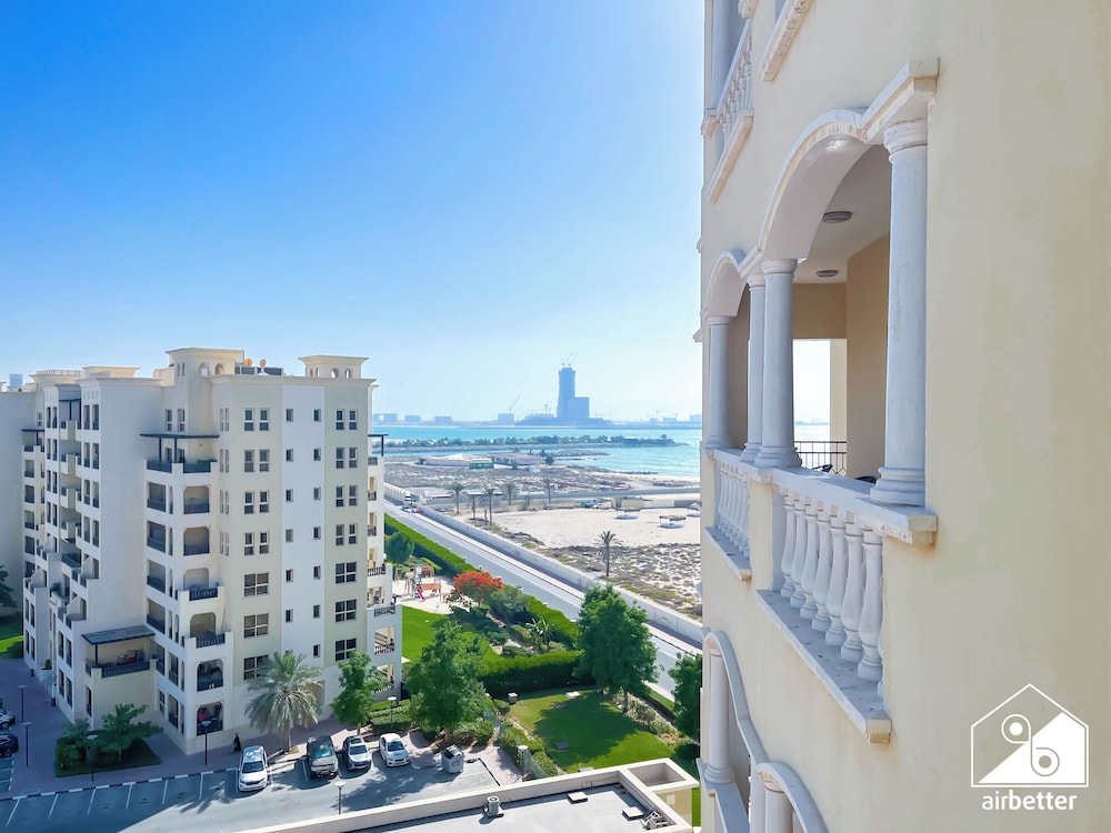 Peaceful Lagoon View l 1BR in RAK With Balcony