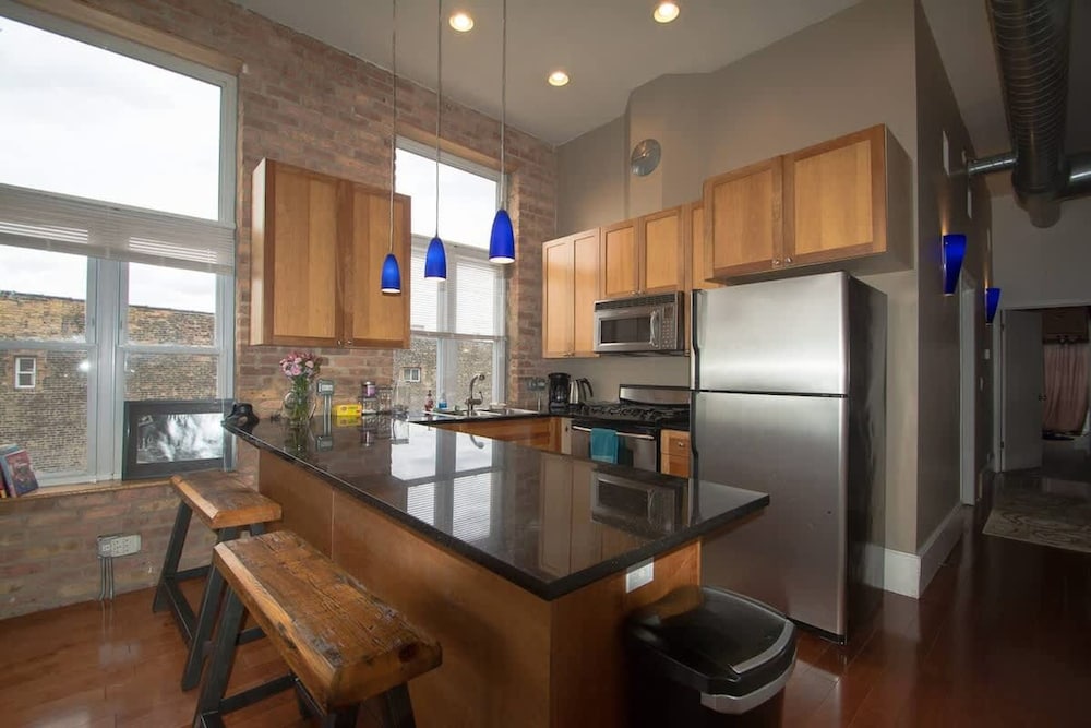Amazing Wicker Park Penthouse With Skyline Views