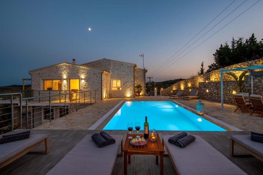 Above Blu Villa in Gaios view 2