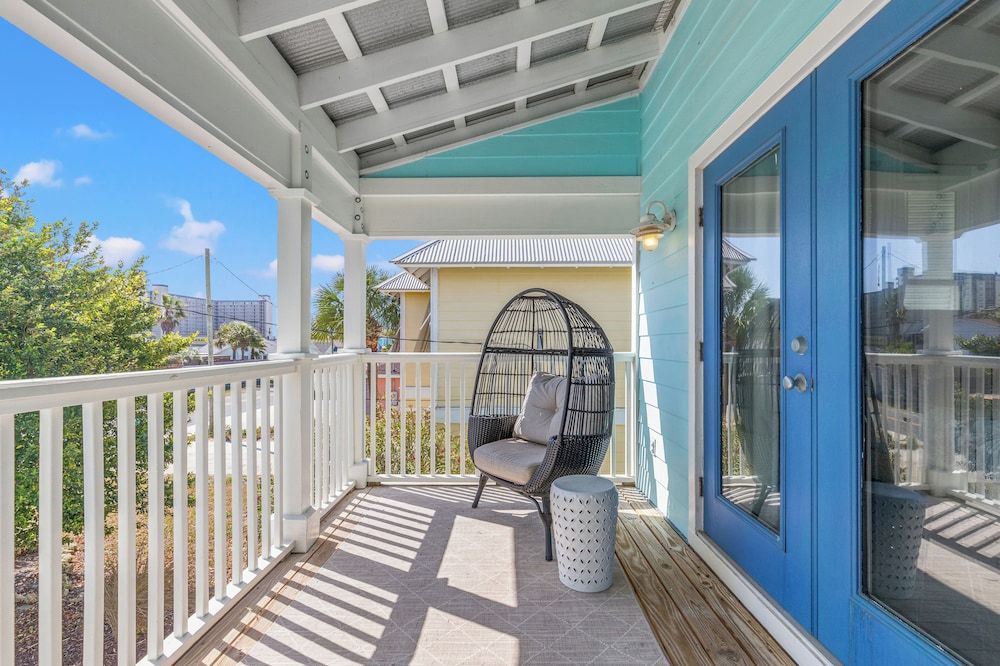 Seafoam Beautiful 3BR Home With Heated Private Pool - 4 Min Walk to Beach!