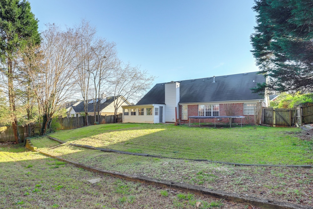 Close to Shopping: Pet-friendly Lawrenceville Home