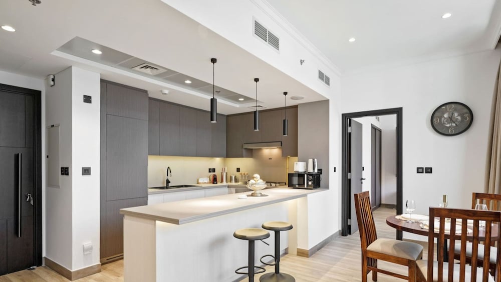 Stylish 1BR Apt w Pool in JVC nr Dubai Sports City
