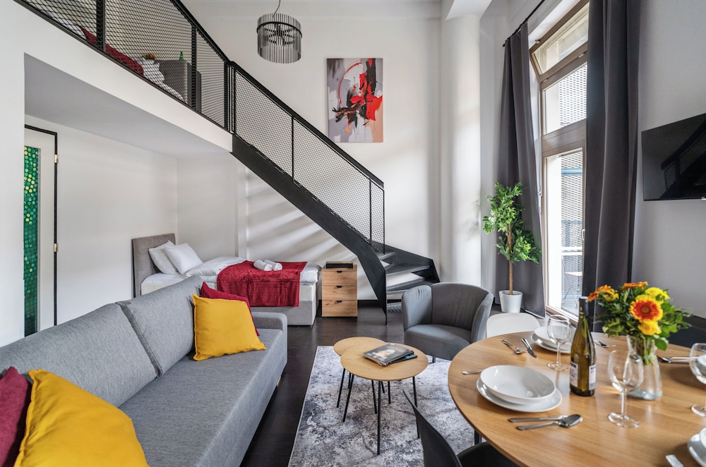 Apartments with balcony near center