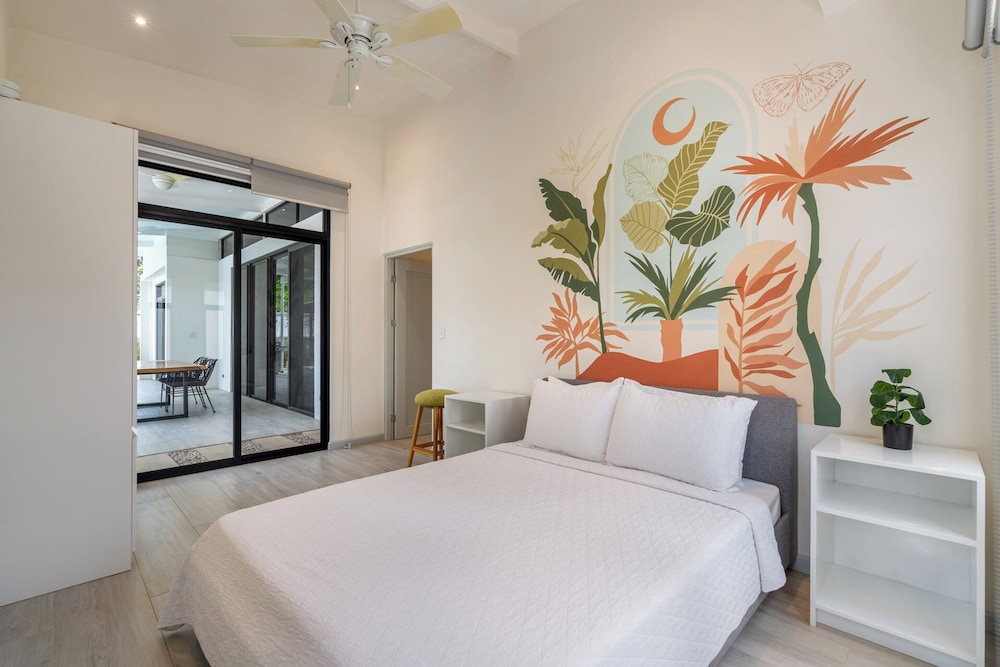 Sprawling Modern Property with a Tranquil Outdoor Living Space, swimming pool, and a private Casita
