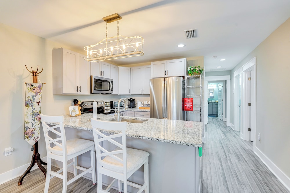 1 Mi to Beach: Dog-friendly PCB Home w/ Backyard!