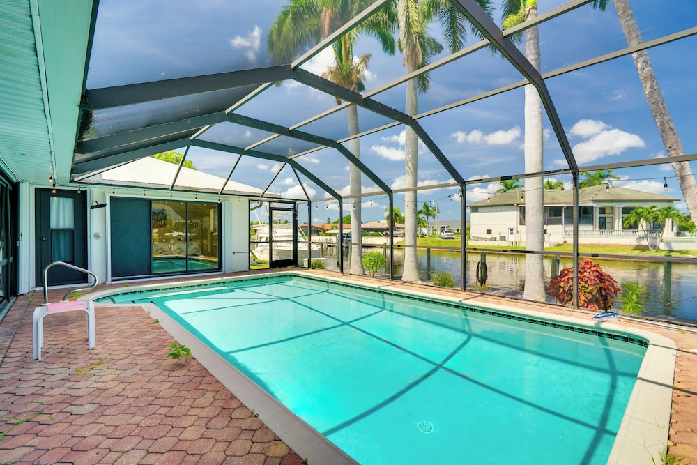 Canal-front Gem w/ Lanai & Dock in Cape Coral