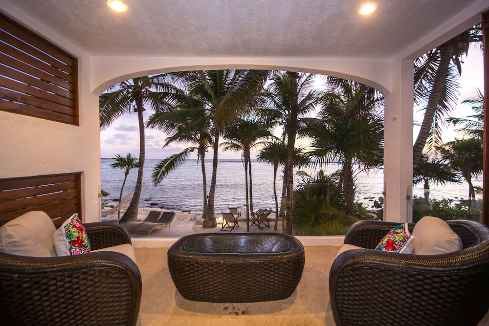 Beachfront W Private Staff in Gated Community