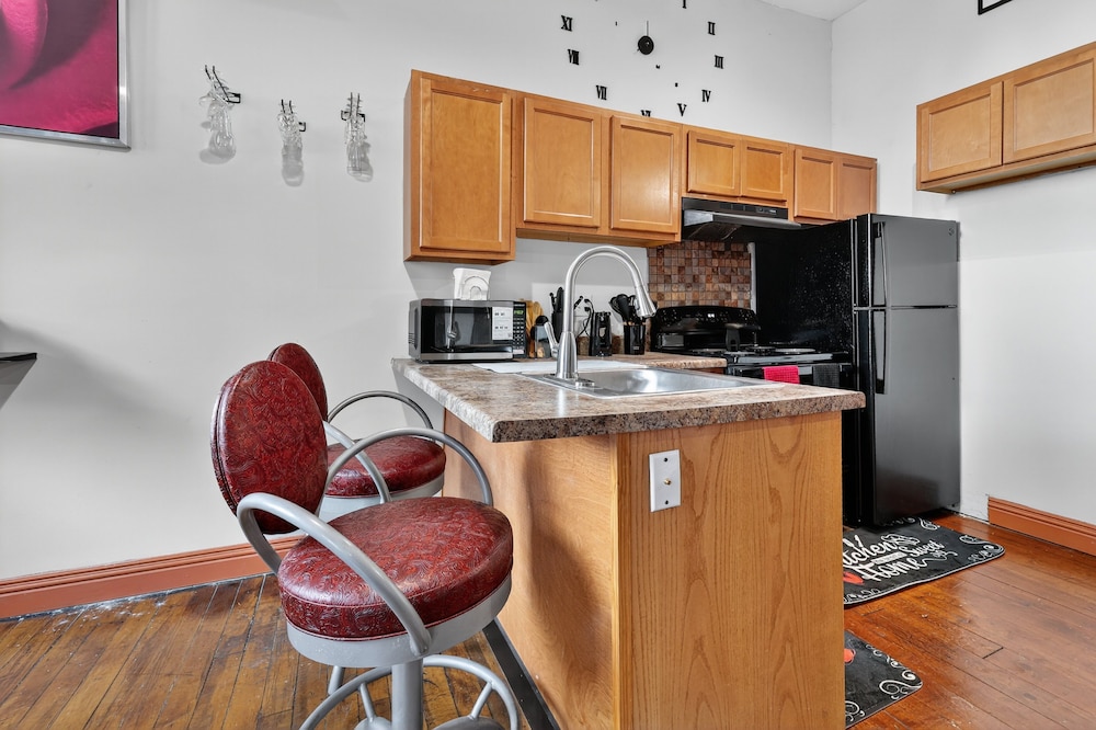 Beautiful 'rose Themed' Loft Near Downtown Detroit 1 Bedroom Apts