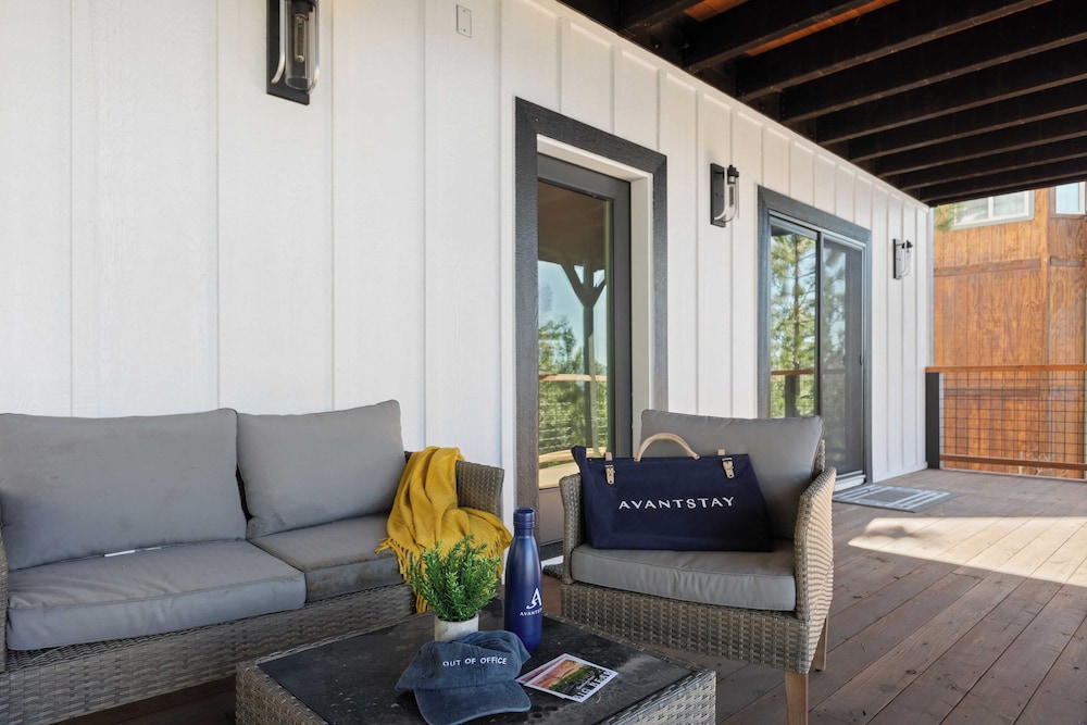 Modern Lodge Near Lake, Village, & Snow Summit Game Room, Decks, Firepit, Views