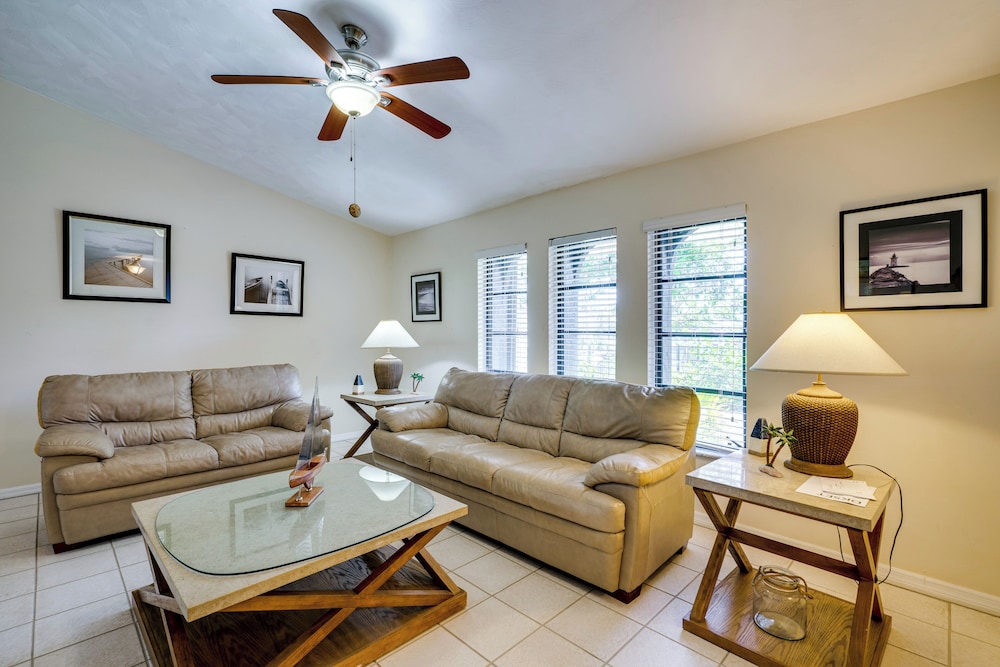 Canal-front Gem w/ Lanai & Dock in Cape Coral