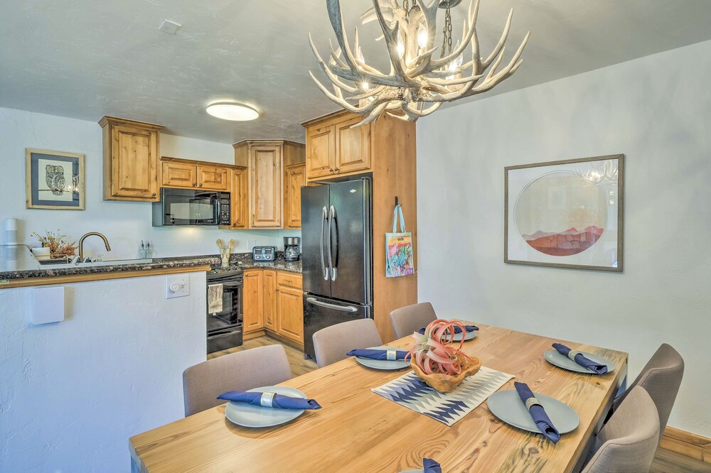 Walk to Gondola & Main St: Peak 9 Condo w/ Balcony