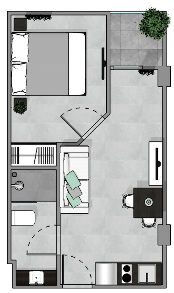 Modern & Cozy Apt 1BR T2-413