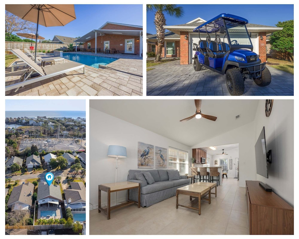 Golf Cart & Private Pool!