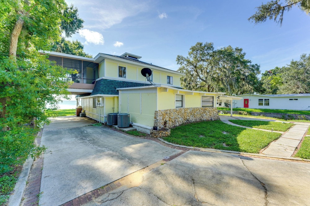 Dora Canal Views & Shared Dock: Apt in Tavares!