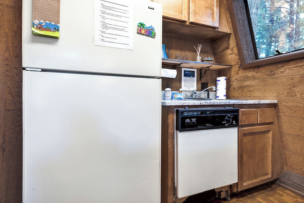 A Frame Hideaway | Floor to Ceiling Windows in the Pines