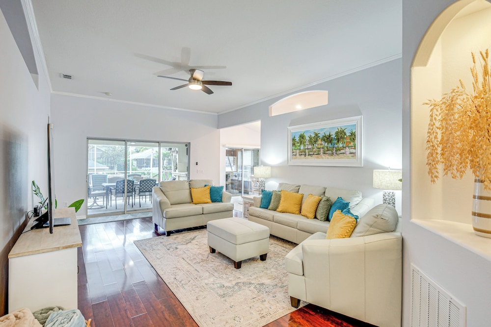 On-site Canal Access: Luxe Home in Palm Coast!