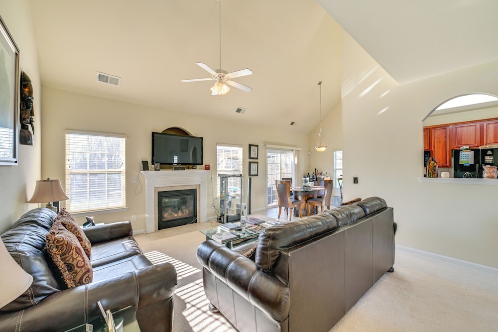 6 Mi to Charlotte Motor Speedway: Home w/ Fire Pit