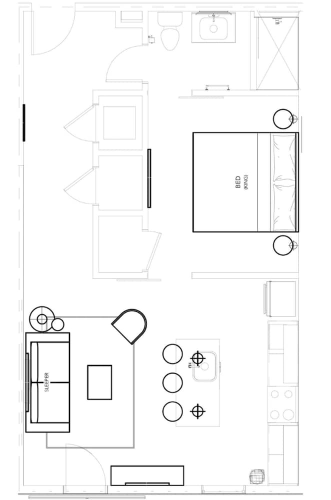 The Carter 202 by Avantstay 1BR Balcony