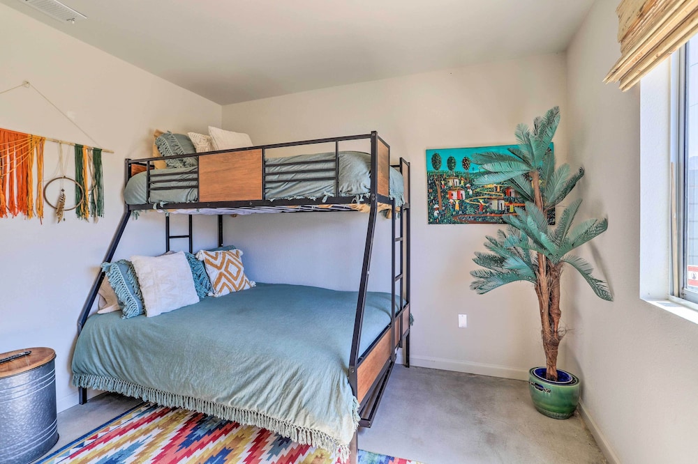 Indie-eclectic Desert Home w/ Hot Tub + Patio view 4
