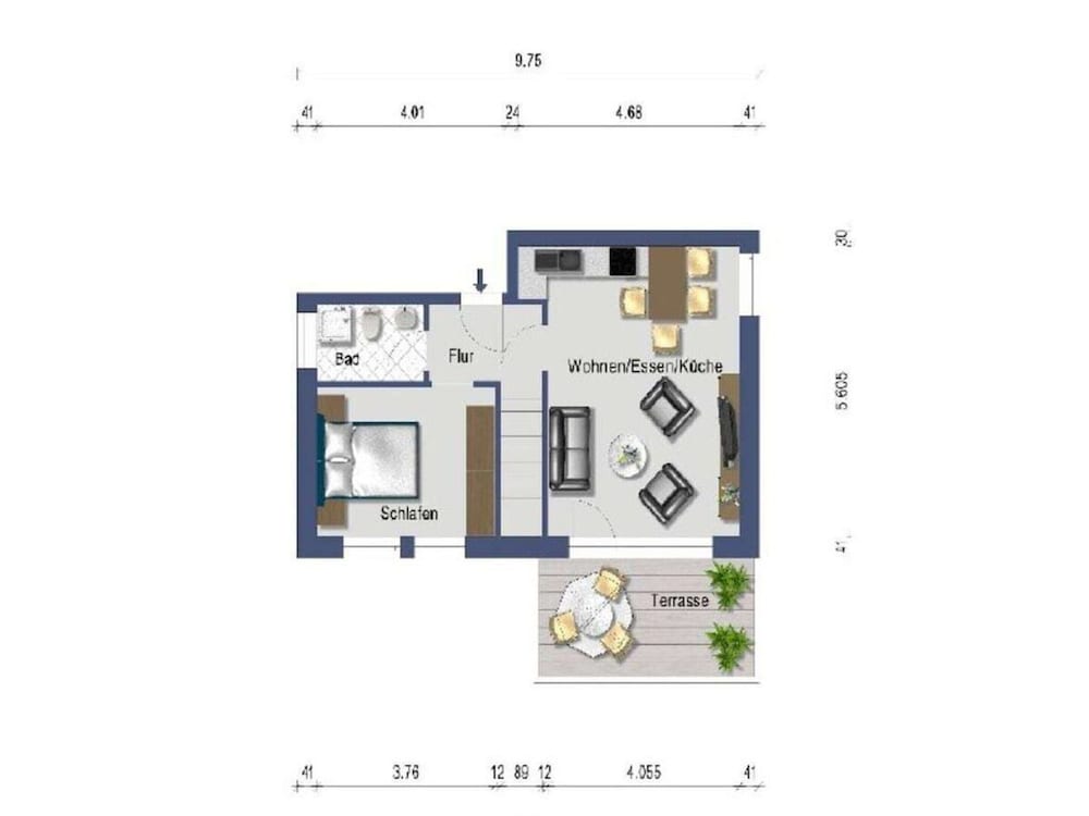 With sea View and Swimming Pool