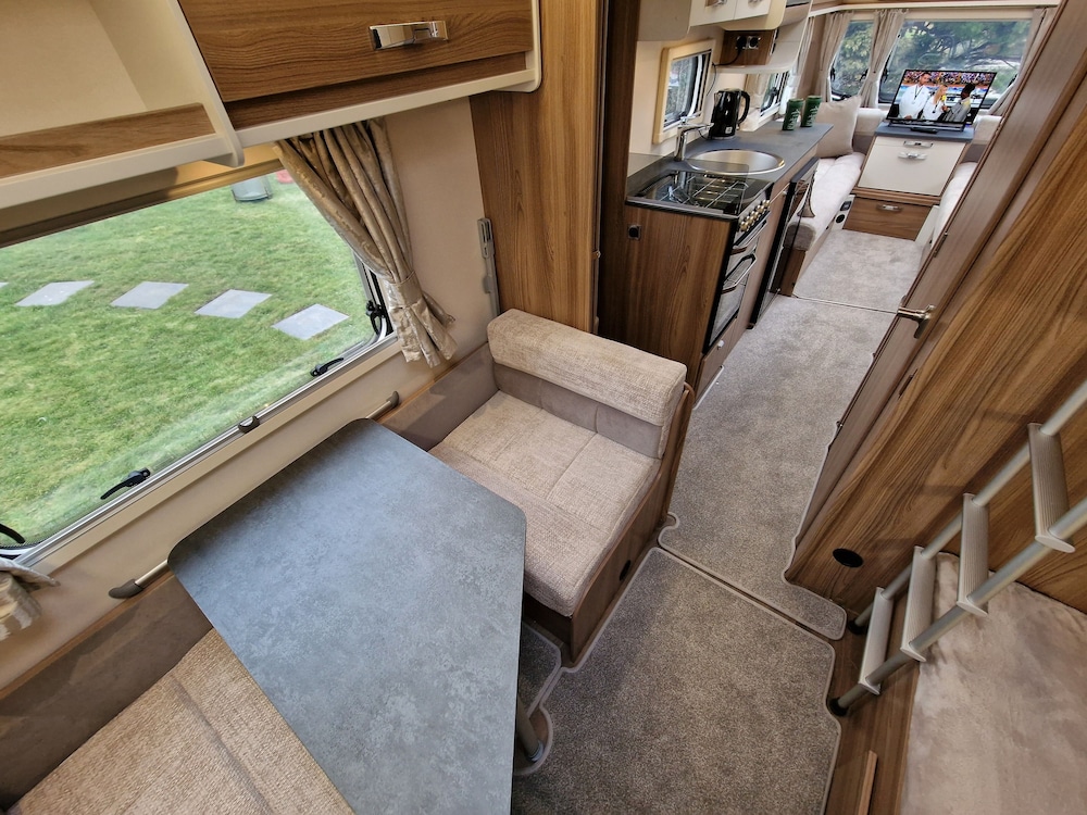 Brand new Touring Caravan Sited all Setup Ready view 4