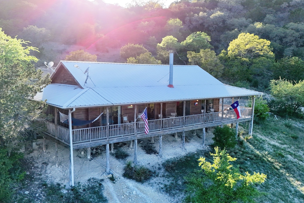 Hilltop Concan Cabin w/ Garner State Park Views! view 5
