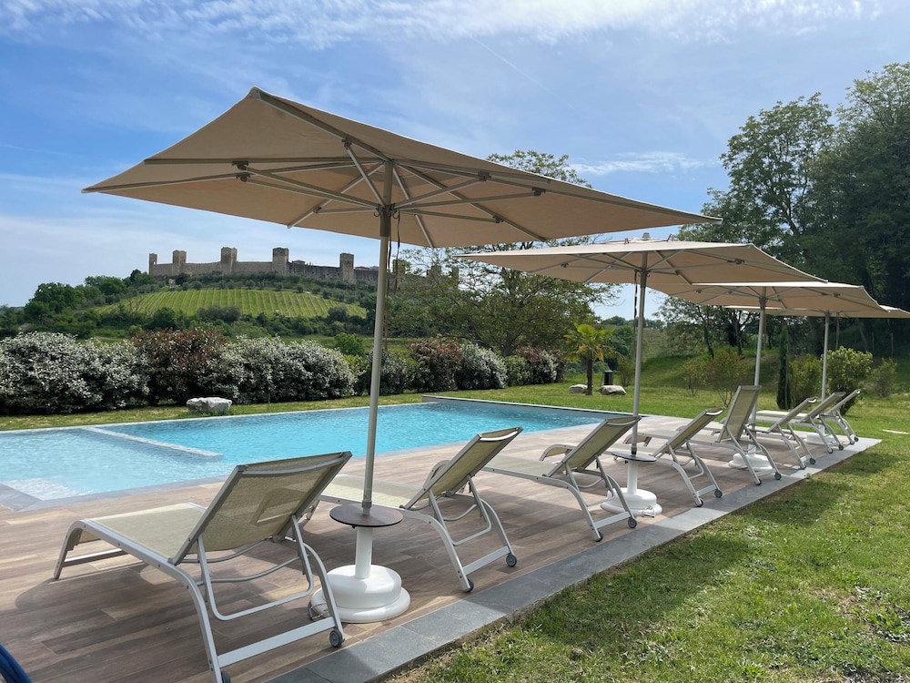 Le Volte Apartment Pool, Wifi In Monteriggioni