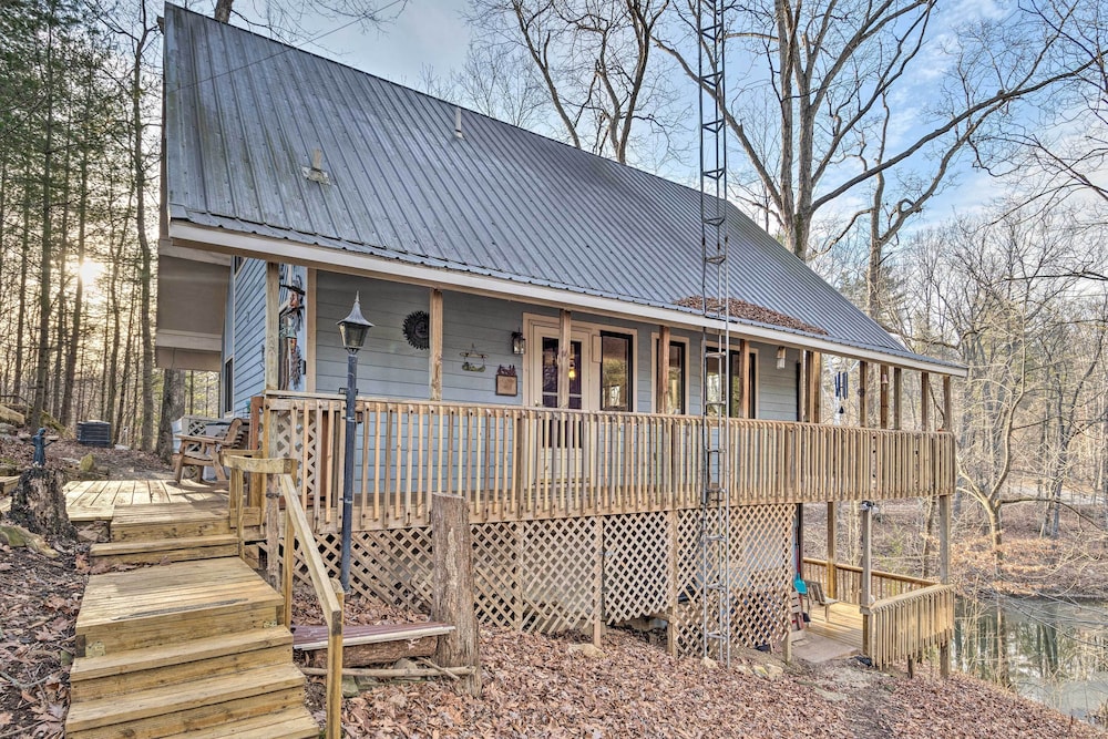 Riverside Cabin w/ 3 Decks in North Vernon! - Property Image 25