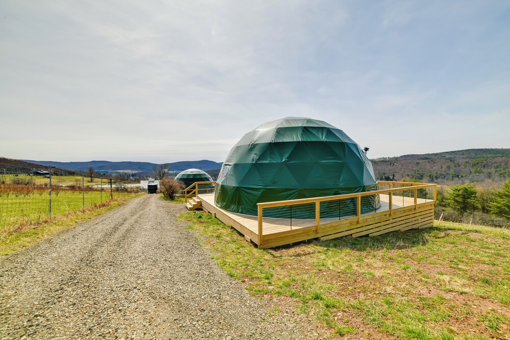 Catskills Glamping at The Deer Dome in Franklin!