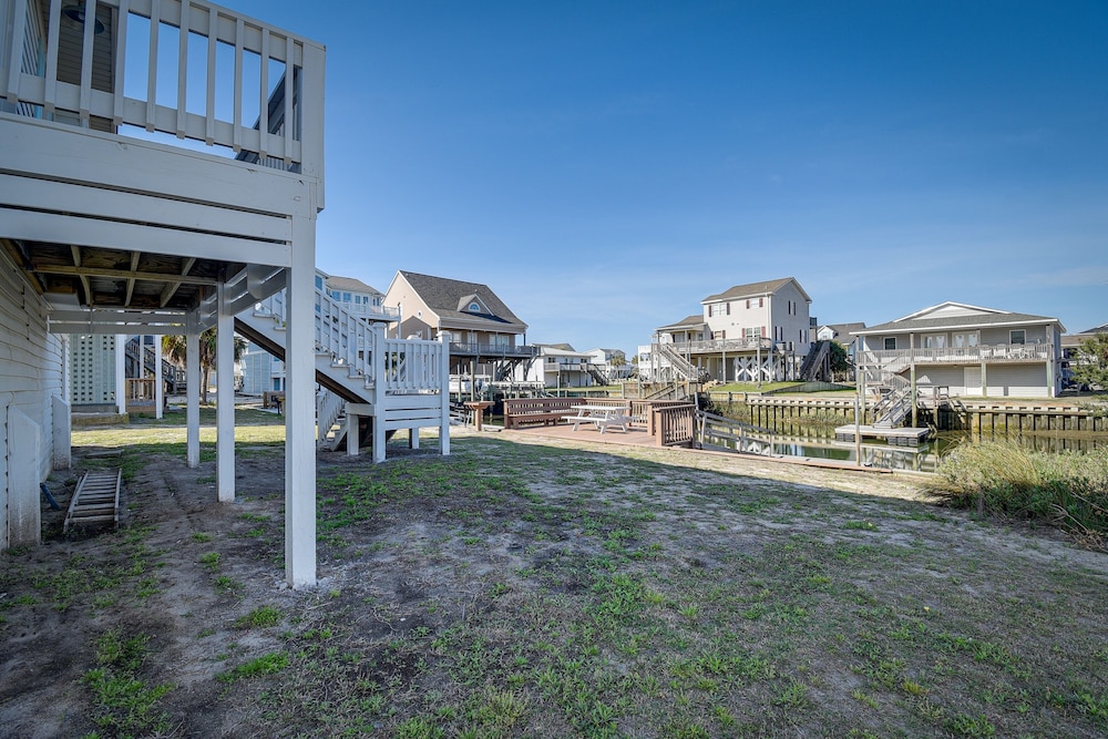 Holden Beach Home on Intracoastal Waterway Canal! view 4