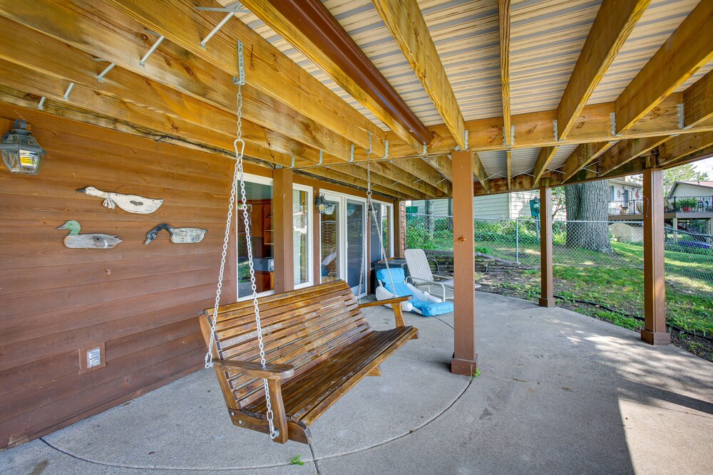 Sauna + Fireplaces! Lakefront Cadillac Retreat view 2