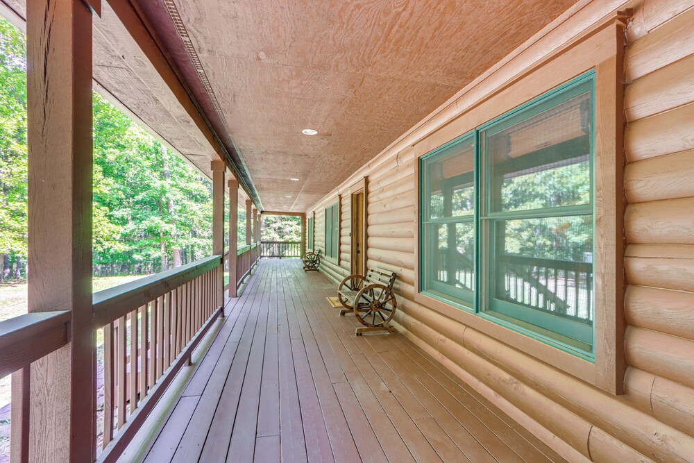 Rogers Cabin on 17 Acres w/ Wraparound Deck! view 3