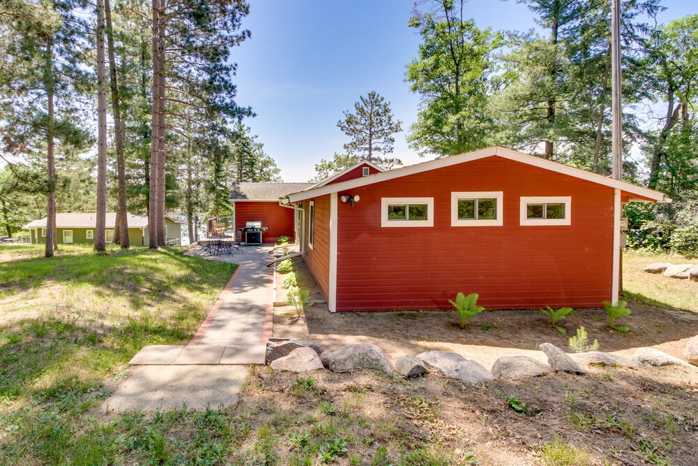 Waterfront Pequot Lakes Cabin: Fire Pit + Views! view 4
