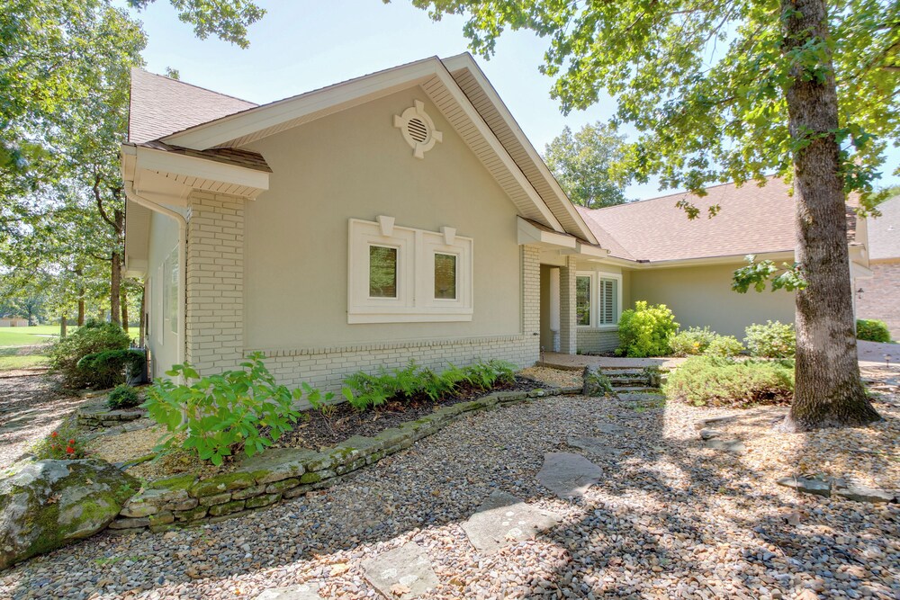 Golf Course View: Elegant Hot Springs Village Home