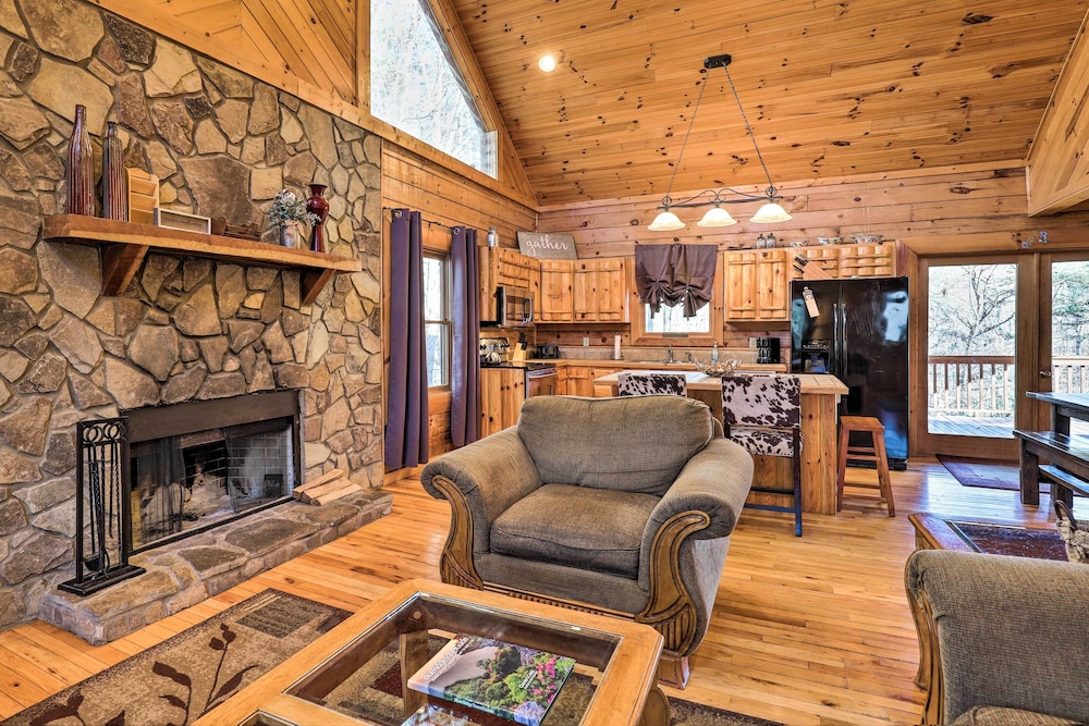 Bryson City Cabin w/ Private Hot Tub & Game Room view 5