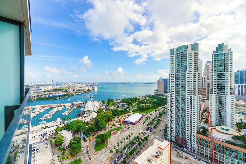 Incredible top floor studio with view