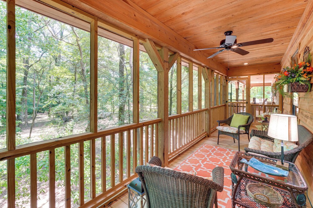 Riverfront Cabin w/ Outdoor Oasis in Seminary! - Property Image 6