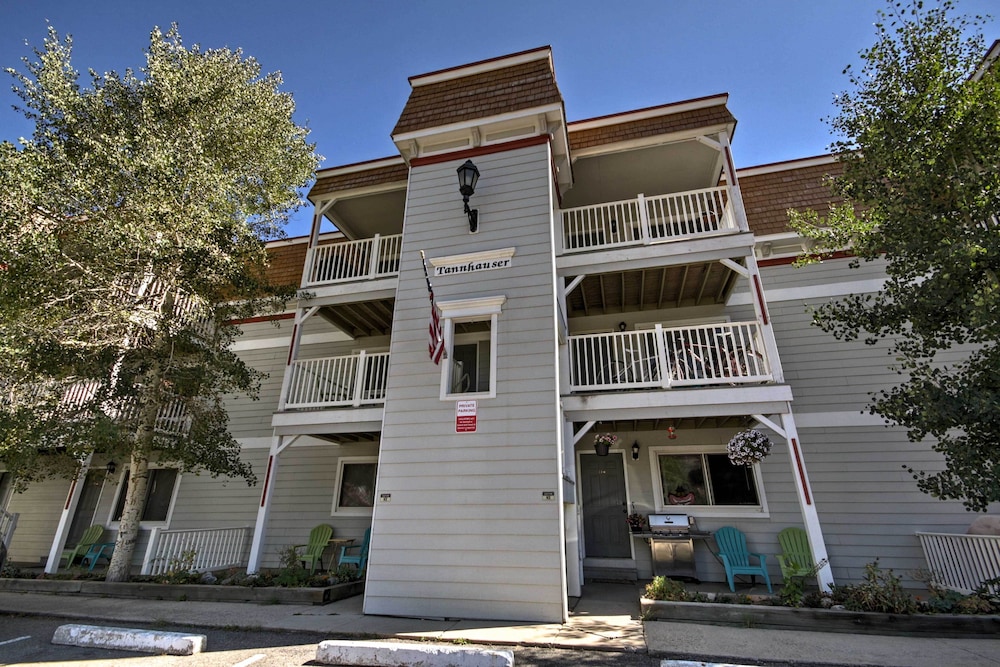 Walk to Lifts: Main Street Breck Condo w/ Mtn View view 2