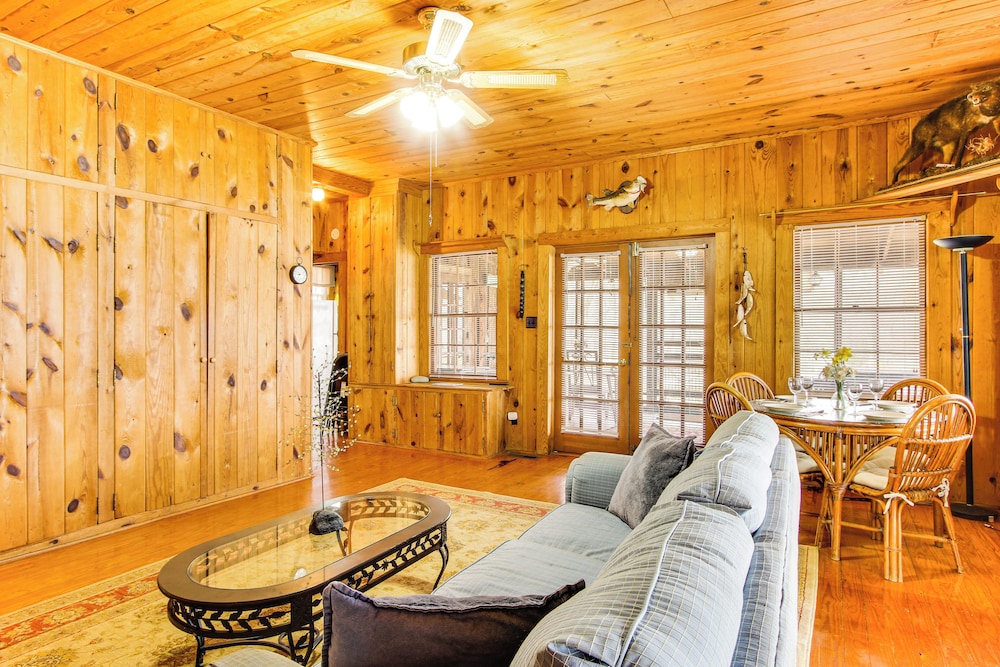 Private Dock + Porch: Serene Lake Greenwood Escape