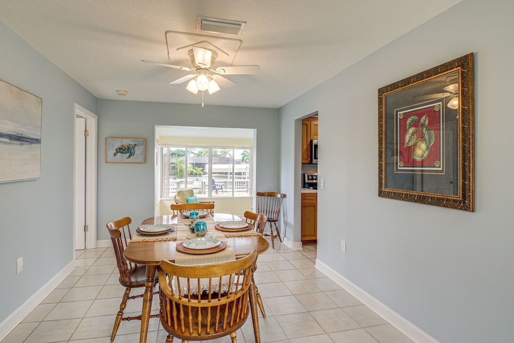 Canal-front Retreat w/ Boat Dock on Merritt Island