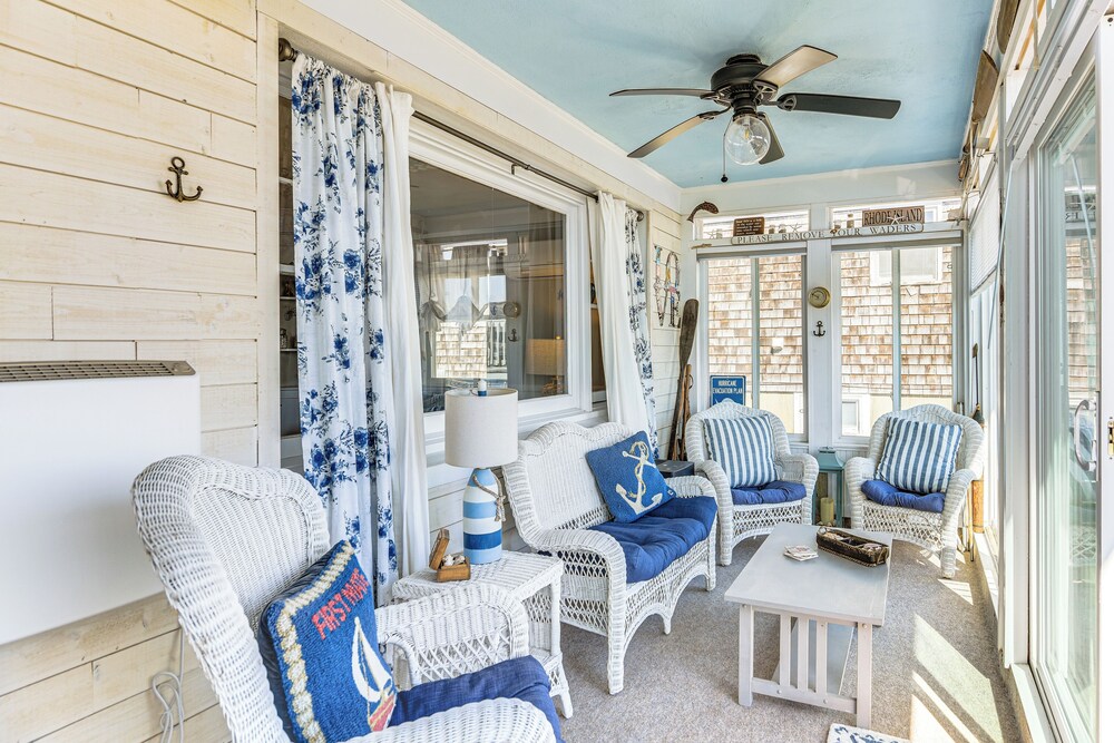 Dock, Sunrise View: Waterfront Home on Mt Hope Bay