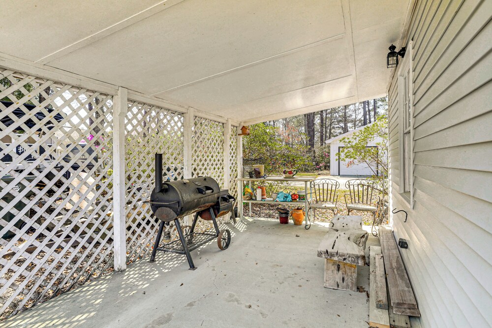 Lake Moultrie Access: Moncks Corner Home w/ Dock