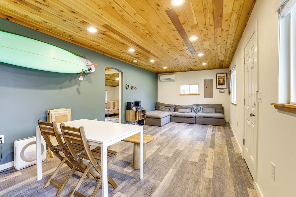 Walk to Beach: Creek-front Sekiu Home w/ Fire Pit!