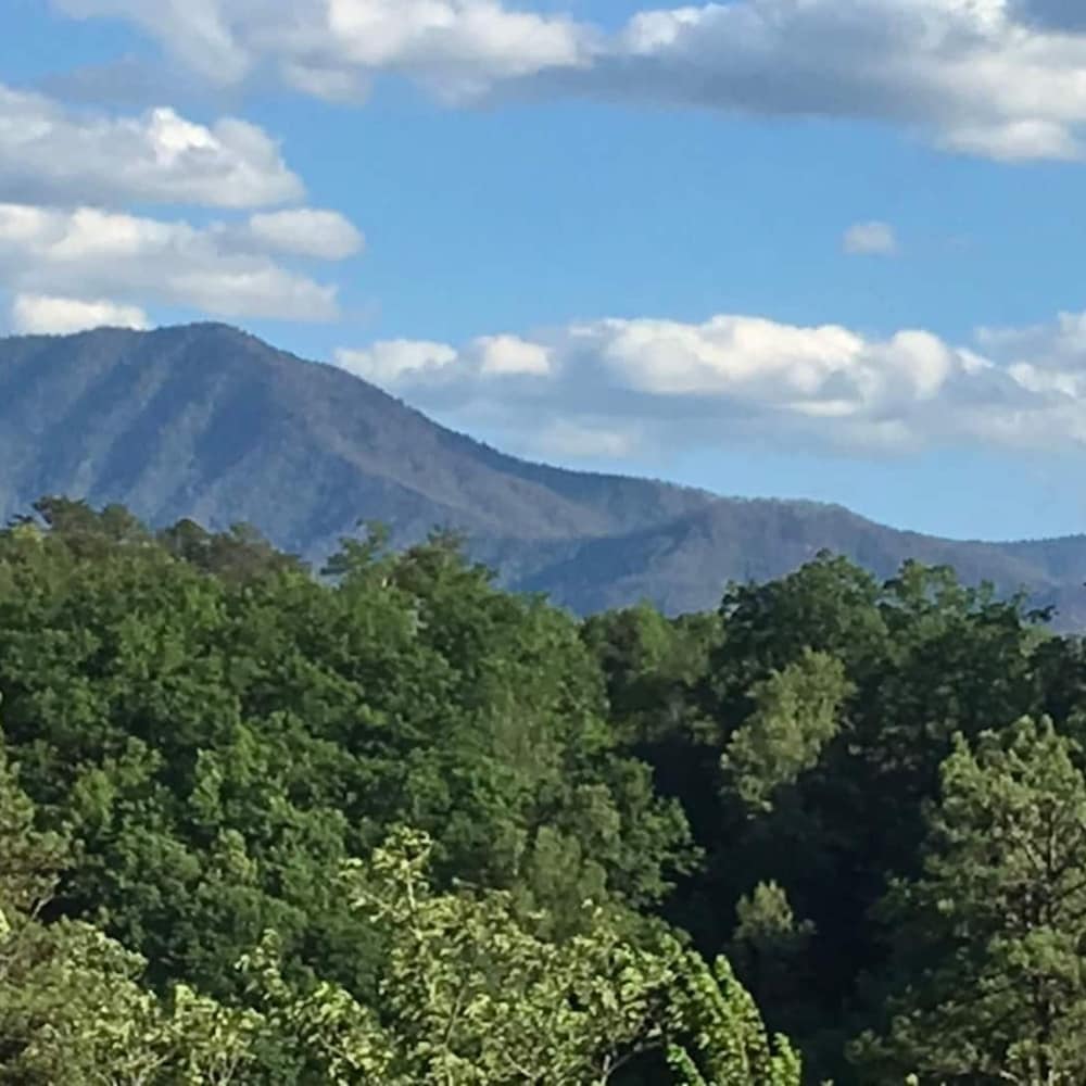 Views Pigeon Forge Gatlinburg Hot tub Firepit Pets view 4