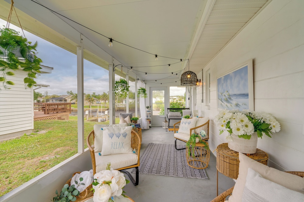 Patio, Dock & Views: Waterfront Punta Gorda Gem!