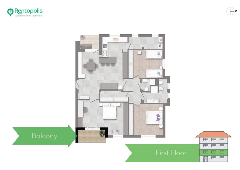 Lotto - Super Modern Penthouse in Fiera Milano City Area