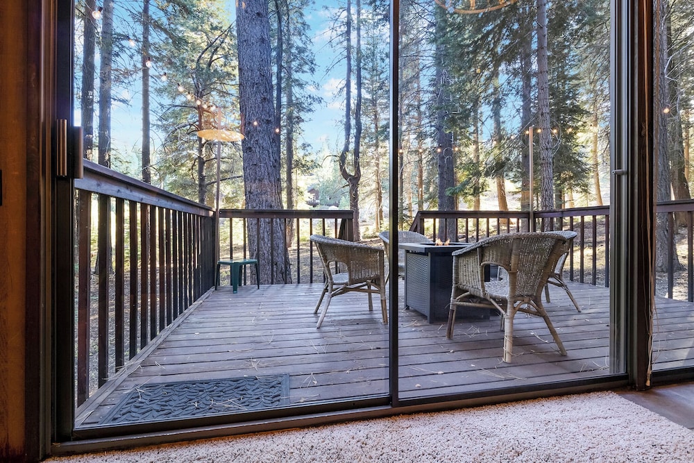 A Frame Hideaway | Floor to Ceiling Windows in the Pines