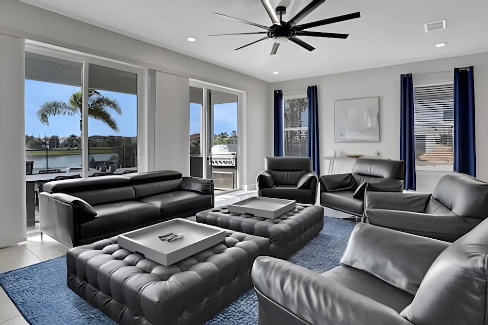 Reunion Luxury Villa w/ Lake View & Game Room